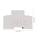 Miniatyrbild 2 av 8: 220V 10(40)A Digital 1 fas 2 Ledare 2P Din Rail Elmätare Elektronisk KWh-mätare