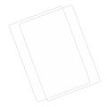 Pikkukuva 4 / 8: 2 kpl tablet-näytönsuojaa 2.5D kaareva reuna saumaton istuvuus herkkä 10.2 tuuman karkaistu lasikalvo IOS Pad 7 8 9