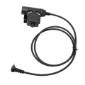 Miniatyrbillede 3 af 8: PPT Push to Talk Adapter 3,5 mm 1 Pin Back Clip 2-vejs Radio Adapter til Retevis RT40 RB15 RB615