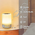 Miniatyrbilde 4 av 4: LED Nattbordslampe Berøringsdimbar, Bordlampe Batteridrevet 8 Farger Tw -CNJR