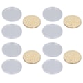 Miniatyrbillede 1 af 8: 4 sæt Mindemønter 4 cm/1,6 tommer Diameter Zink Legering Materiale Elegant Stil Kompakt Individuel Samleobjekt Gave