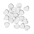 Pikkukuva 2 / 8: 20 kpl Tee-se-itse sydämen muotoinen riipus ruostumattomasta teräksestä ja reikäkorujen valmistustarvike (teräksen väri 6,5 x 7 mm)
