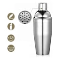 Miniatyrbild 7 av 8: Bartender Kit läckagesäker 304 rostfritt stål Bartending Tool 750ml Cocktailshaker Set för bar