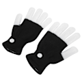 Miniatyrbilde 4 av 8: LED-hansker Fingerlys som blinker 6 moduser Pustende elektriske LED-blinkhansker