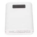Miniatyrbild 7 av 8: M09B 4x18650 Batterilagringsbox Micro Typ C Ingångsport Bärbar DIY Power Bank Kit Vit