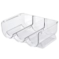 Miniatyrbild 2 av 8: Vinställ Stapelbar Plast Transparent Vattenbjörn Flaskhållare Rack för Hemdisplay 3 Flaskor Transparent