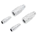 Miniatyrbillede 4 af 8: Luftslange Fittings 2 Ekstern Forbindelse 2 Ekstern Stik 3/8 Tommer NPT Industrielle Luftkompressor Hurtigkobling Fittings