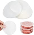 Hamburgerpapper Set Med 500 Ark Runt Bakplåtspapper 11 Cm Vaxpapper, Non-stick Separationspapper För Hamburgerpressar, Frikadeller, Biffar, Stek