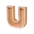 Miniatyrbilde 1 av 5: Trefil Alphabet U Spargris for Barn Jenter Gutter Småbarn Myntboks Bursdagsgave