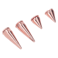 Miniatyrbild 5 av 8: 20 st 7x10mm 7x20mm Punk Cone Spikes Nitar Roséguld Metall Galvaniserad Spike Skruv Nitar För DIY Kläder Väskor
