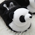 Miniatyrbild 4 av 5: Panda - Plyschdjur Tofflor 26/27 EU, Varma Bomullstofflor för 1-6 År Gamla Barn, Julklappar till Barn, Tecknad Panda Päls Inomhus Tofflor