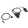 Miniatyrbillede 6 af 8: U94 PTT Adapter Holdbar Bærbar Military Intercom Headset Adapter til MOTOROLA XTS2500