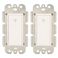 Miniatyrbillede 3 af 8: 2-vejs smart lyskontakt trådløs i væg WiFi fjernbetjening lyskontakt sæt