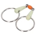 Miniatyrbild 7 av 8: Munstycke i rostfritt stål Hästäggbett Snaffle Bit Utomhusträning Lös ring