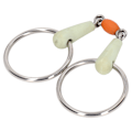 Miniatyrbild 7 av 8: Rostfritt stål hästmunstycke häst Eggbutt Snaffle Bit utomhusträning lös ring