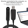 Miniatyrbild 7 av 8: Walkie Talkie USB-programmeringskabel för BaoFeng UV 9R BF R760 BF 9700 BF A58 GT-3WP Retevis RT6