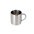 Miniatyrbillede 5 af 5: Rustfri stål dobbeltvægget isoleret krus kop kaffe øl te krus 220 ml