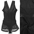 Miniatyrbillede 7 af 8: Buttock Lifting Tummy Control Body Shapewear Slimming Waist Trainer Girdle Bodysuit (Sort) M
