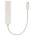 Miniatyrbild 2 av 8: USB3.0 HUB Gigabit Trådbundet Nätverkskort 10M 100M 1000M RJ45 3 USB3.0 Gränssnitt Dockningsstation för Win