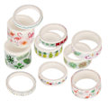 Pikkukuva 4 / 8: 2 laatikkoa Washi-tarroja Teippi itseliimautuva unelma Flamingo-kuvio DIY-askartelukoriste HS18-088