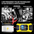 Miniatyrbillede 4 af 5: Smart Batterioplader 7A/12V Bærbar Hurtig Motorcykeloplader med LCD-skærm Beskyttelse Reparationstilstand til Bil Motorcykel Auto Gul