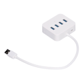 Miniatyrbilde 5 av 8: Mindpure USB3.0 HUB 5Gbps Ultrahøyhastighets 4-porters dokkingstasjon for PC-datamaskin