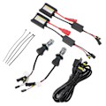 Miniatyrbillede 3 af 8: Xenon forlygter 5500LM H4 Xenon pære 55W HID Xenon pære sæt til alle DC12V biler 8000K blå
