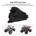 Miniatyrbillede 4 af 5: ABS-plastbrændstoftank med låg til 50cc-125cc børne-ATV, sort