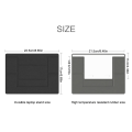 Miniatyrbillede 5 af 8: Bærbar Tablet Invisible Folding Stand Kunstlæder Usynlig Folding Stand Laptop Tablet Stand