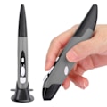 Miniatyrbillede 6 af 8: USB Computer Stylus PC Dele Trådløs 2.4G Mouse Pen Type Personlig Innovativ Lodret (Grå PR-03)