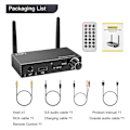 Miniatyrbilde 5 av 5: Bluetooth 5.3 Audio Adapter Mottaker, for Hjem Stereo/Headset/Høyttaler