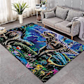 Miniatyrbilde 1 av 5: Nordisk Stil Tepper 3d Dinosaurtrykk Tykkere Teppe For Stue Nattbord Soverom Fjærteppe Husholdnings Flannel Matte/tepper10 120cmx180cm