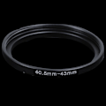 Miniatyrbillede 5 af 5: Kamera 40,5 mm til 43 mm Metal Step Up Ring Adapter