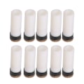 Pikkukuva 1 / 8: 10 kpl Snooker Pool Cue Pole Tip Billiards Rod Stick Vaihto-osat Korjaus Työkalu Tarvikkeet 10mm