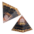 Miniatyrbild 7 av 8: Orgone Pyramid Dekorativ Balanserande Energi Power Sten Pyramid Ornament för Yoga Meditation Sovrum