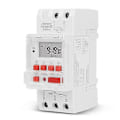 Miniatyrbilde 1 av 5: TM919B 220V 30A Programmerbar Digital Timer Bryter DIN Automatisk Syklus Tidsstyring kompatibel med Lys, Vifter