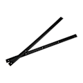 Pikkukuva 6 / 8: Rib Bones Rails - Kulutusta kestävät, kestävät, vakaat, joustavat, kiiltävät pitkälaudan Rails Ribs BonesBlack
