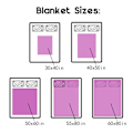 Miniatyrbild 4 av 5: Tryckfilt Hudvänlig Andningsbar Maskintvättbar Polyester Sovblanket för Soffa Säng 150x200cm / 59.1x78.7in