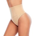 Miniatyrbillede 1 af 5: Sømløs Thong Shapewear til kvinder med mavekontrol M abrikos