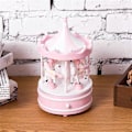 Miniatyrbild 4 av 4: Vacker Karusell Speldosa Urverk Leksak Rosa -
