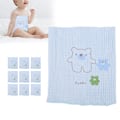 Miniatyrbillede 7 af 8: Toddler Abdominal Circumference Baby Double‑Layer Thickened Cotton High Elastic BeltBlue
