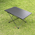 Miniatyrbilde 3 av 8: Rullebord i aluminiumlegering for camping, rullebord, sklisikker, slitesterk, minipiknikbord for camping, fotturer, reiser