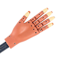 Miniatyrbild 4 av 5: Justerbar Nagelträningspraktikhand för Akrylnaglar - Flexibel och Bärbar Modell med Nagelfil