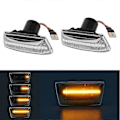 Miniatyrbillede 2 af 5: LED-blinklys til sidemarkeringslys til bil til BLS, klar
