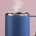 Miniatyrbillede 7 af 8: Kaffe Krus 460ml 304 Rustfrit Stål Liner Lækagesikker Elegant Bærbar Krus til Udendørs Aktiviteter Blå