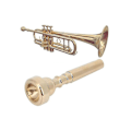 Miniatyrbilde 4 av 5: Metall Trompetmunnstykke, Slitesterkt Messing Profesjonelt Horn Instrument Tilbehør Zekai