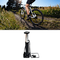 Miniatyrbillede 6 af 8: Højtryks cykelpumpe husholdning bærbar mini gulvpumpe til mountainbike elektrisk cykel basketball sort standard