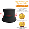 Pikkukuva 4 / 8: Waist Trainer Belt Naisten Miesten Laihdutus Body Shaper Belt Tummy Control Shapewear