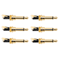 Miniatyrbillede 5 af 8: 100 stk. 2-polet 3,5 mm mono hovedtelefonstik stik udskiftning DIY AUX adapter reparation