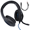 Pikkukuva 7 / 8: Kuulokemikrofonit J1 Head Band -tyyppiset kuulokkeet Peliluurit 50 mm stereokaiutin mikrofonilla Musta ja sininen